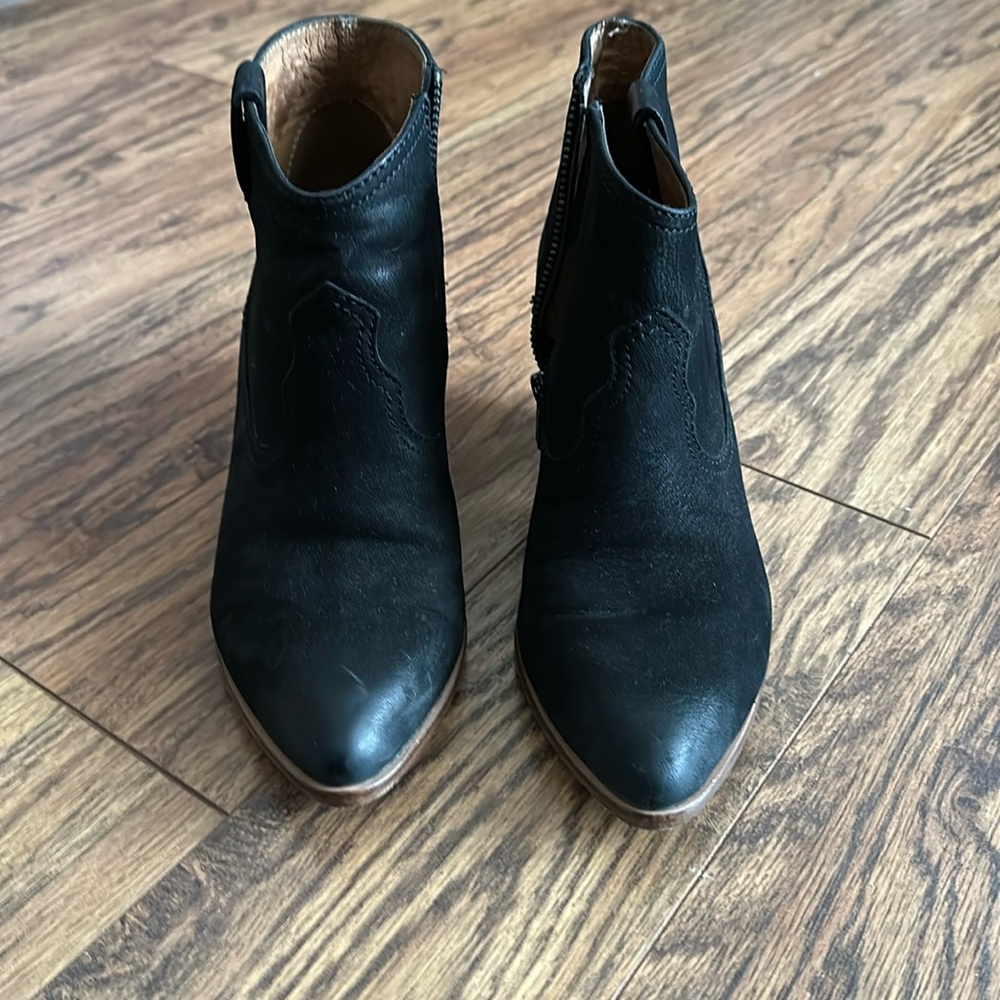 Frye black booties